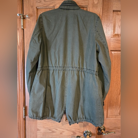 Womens jacket, army green - Picture 8 of 11